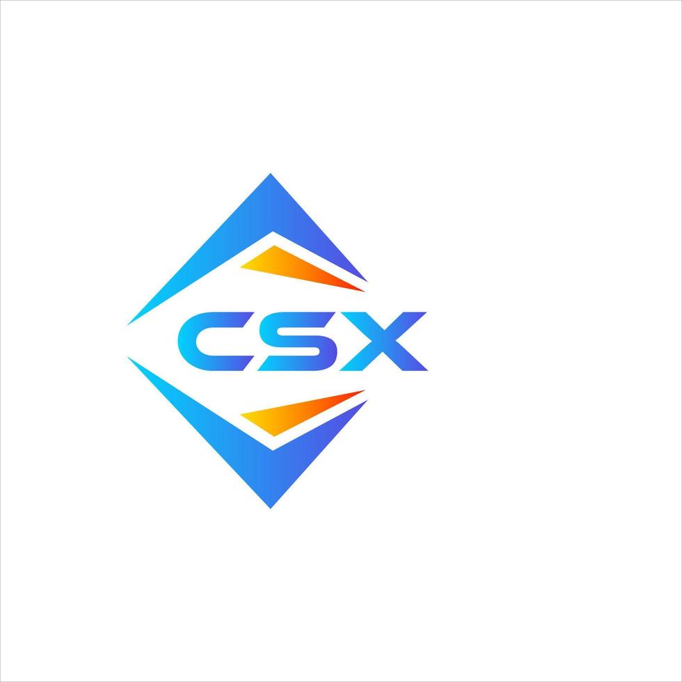csx astratto tecnologia logo design su bianca sfondo. csx creativo iniziali lettera logo concetto. vettore