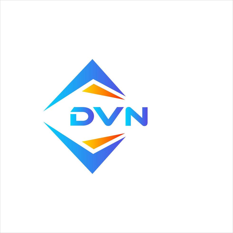 dvn astratto tecnologia logo design su bianca sfondo. dvn creativo iniziali lettera logo concetto. vettore