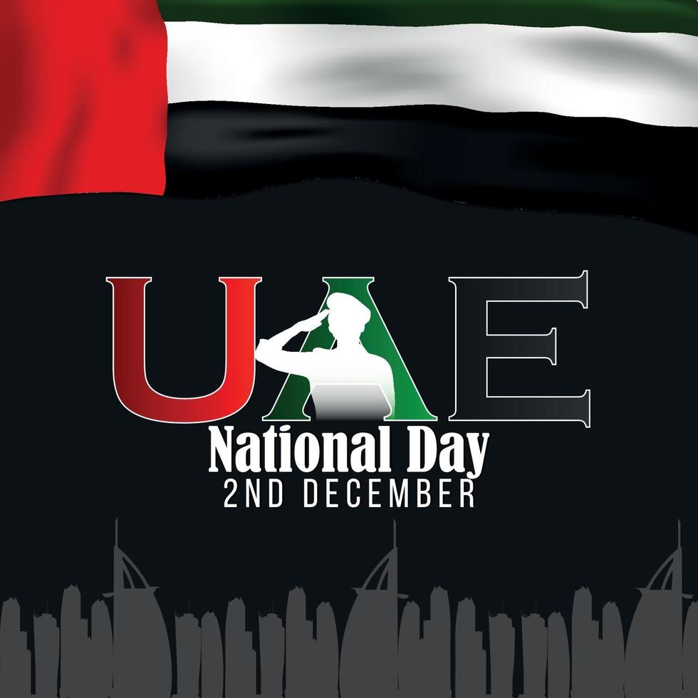 giornata nazionale degli emirati arabi uniti vettore