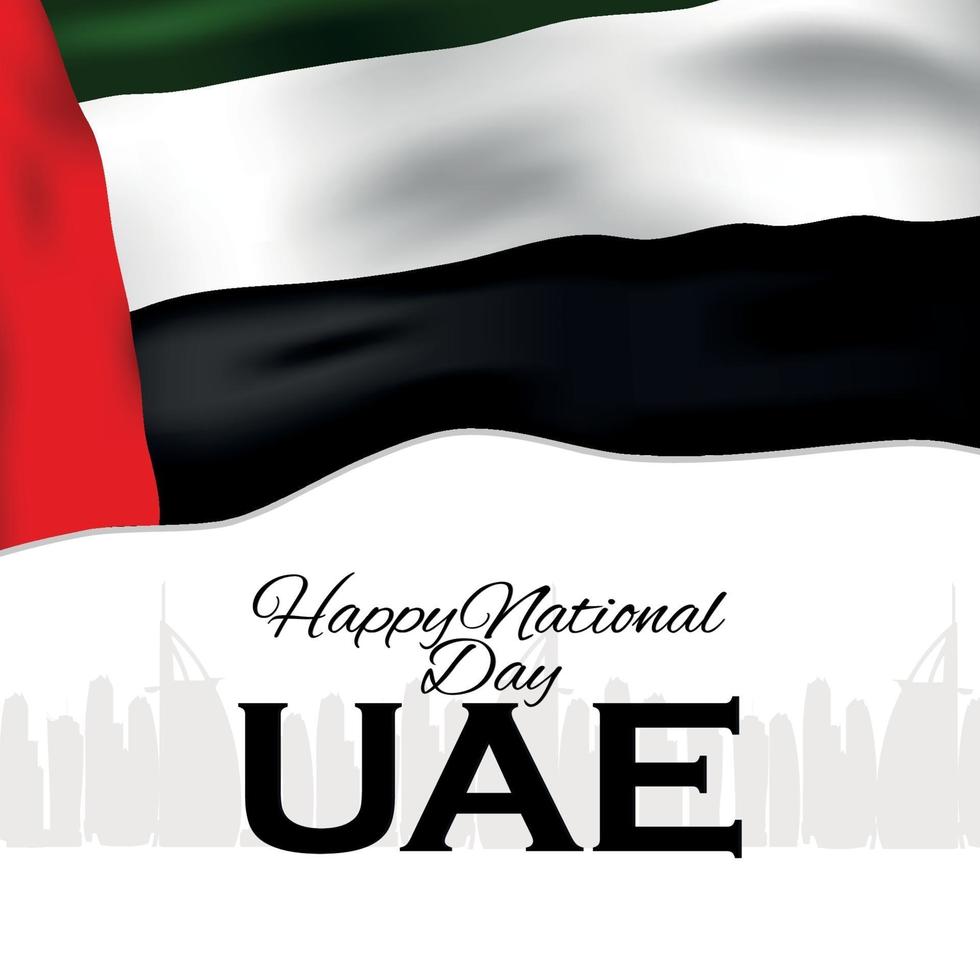 giornata nazionale degli emirati arabi uniti vettore