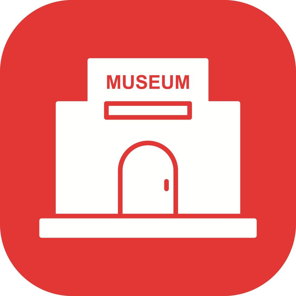 Museo edificio vettore icona