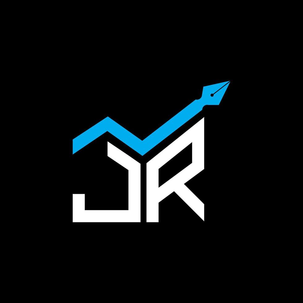 jr lettera logo creativo design con vettore grafico, jr semplice e moderno logo.