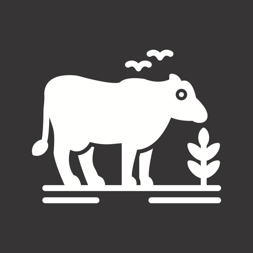 bestiame vettore icona