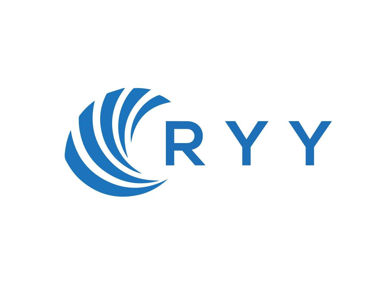 ryy lettera logo design su bianca sfondo. ryy creativo cerchio lettera logo concetto. ryy lettera design. vettore