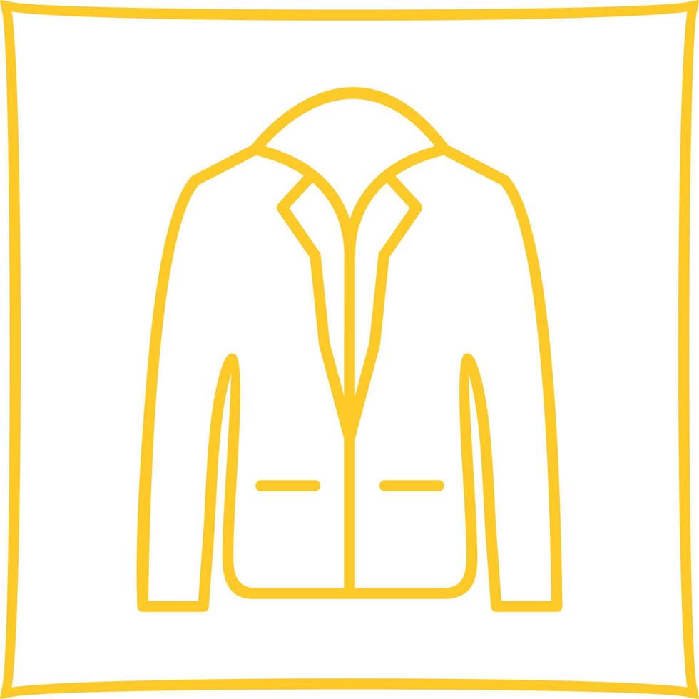 elegante giacca vettore icona