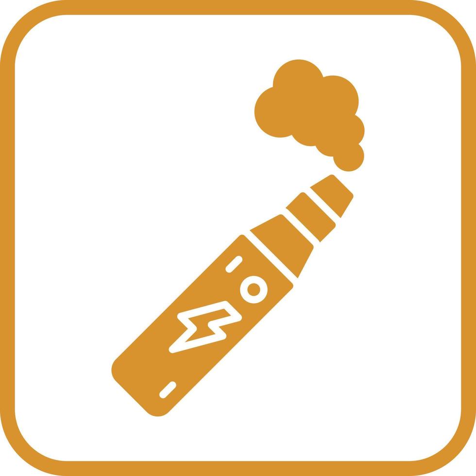 elettronico sigaretta vettore icona