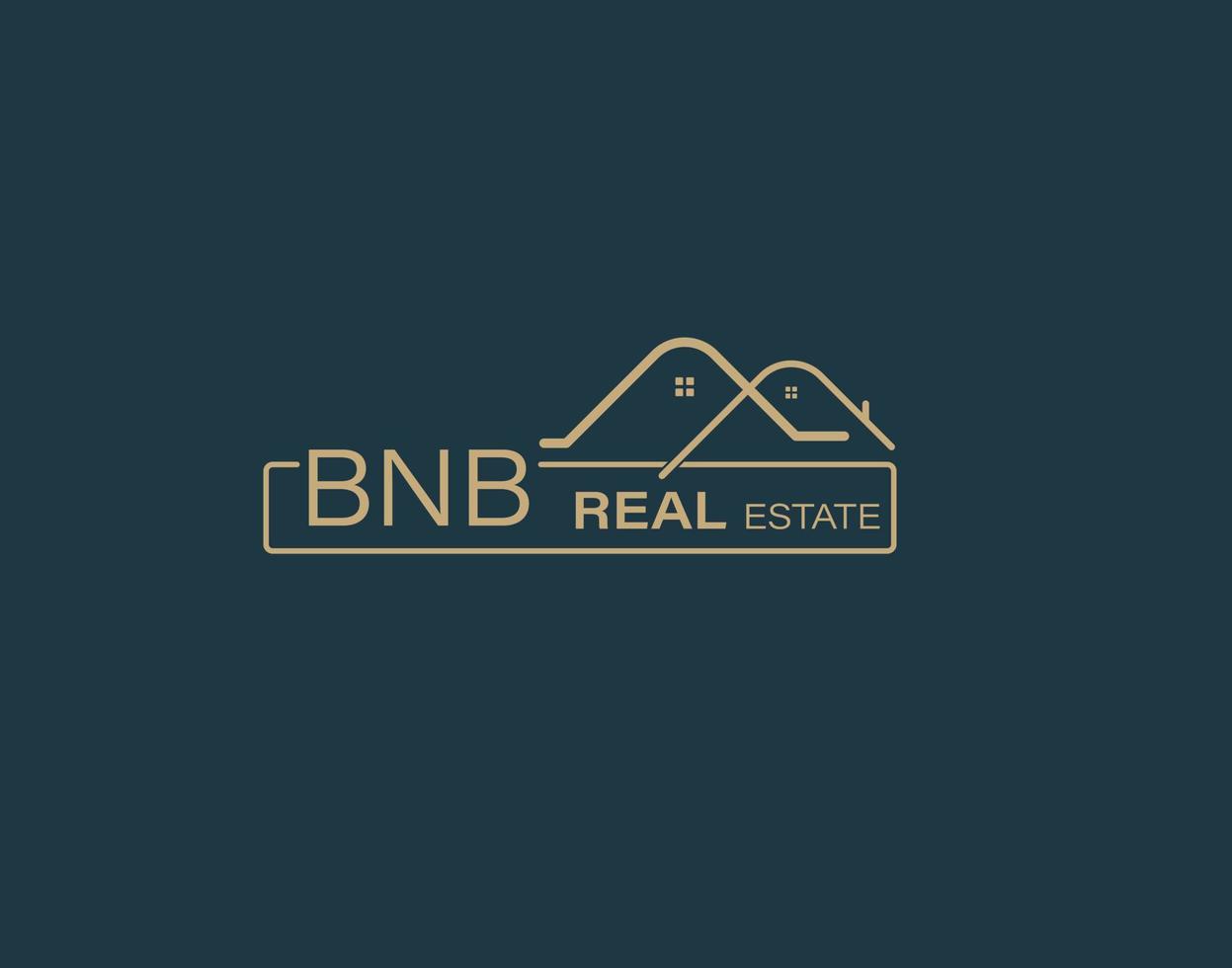 bnb vero tenuta e consulenti logo design vettori immagini. lusso vero tenuta logo design