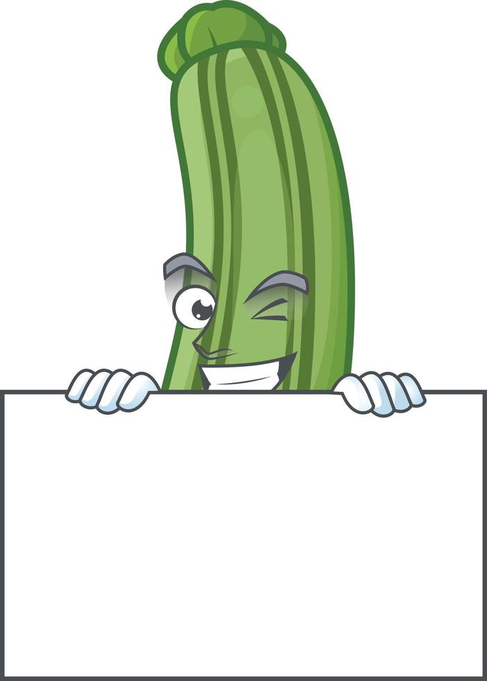 zucchine cartone animato personaggio stile vettore