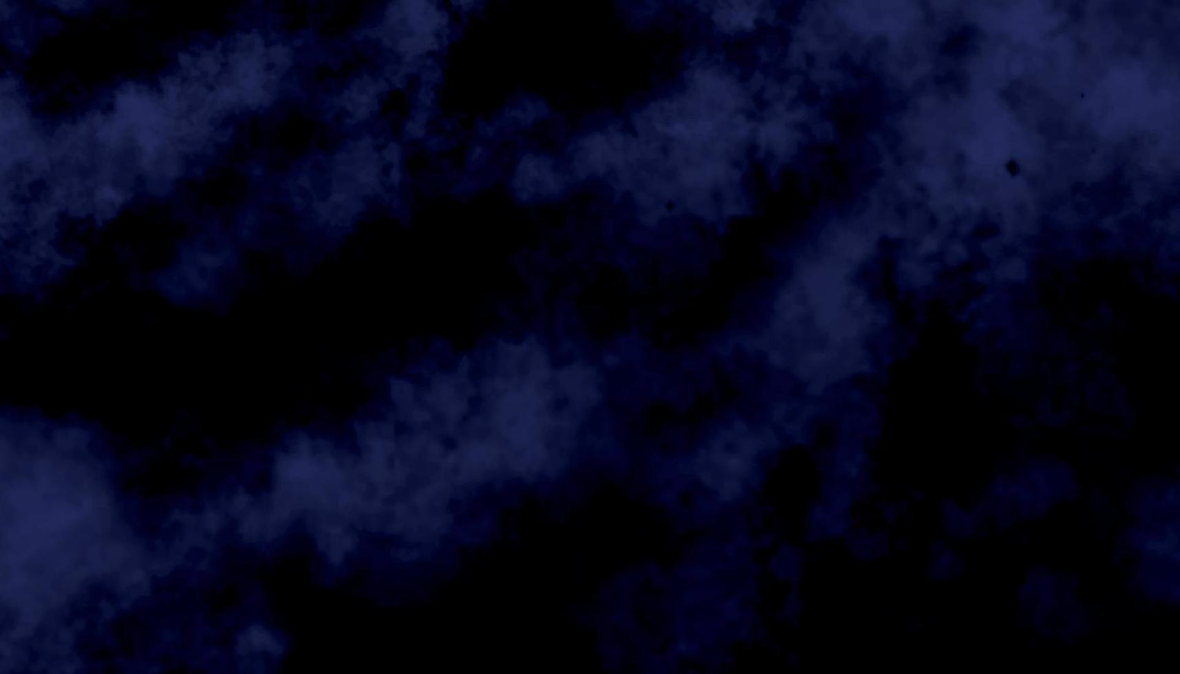 leggero inchiostro tela per moderno creativo grunge design. acquerello su in profondità buio blu carta sfondo. vivido strutturato aquarelle dipinto fulmine notte cielo e tuono tempesta, Fumo struttura vettore