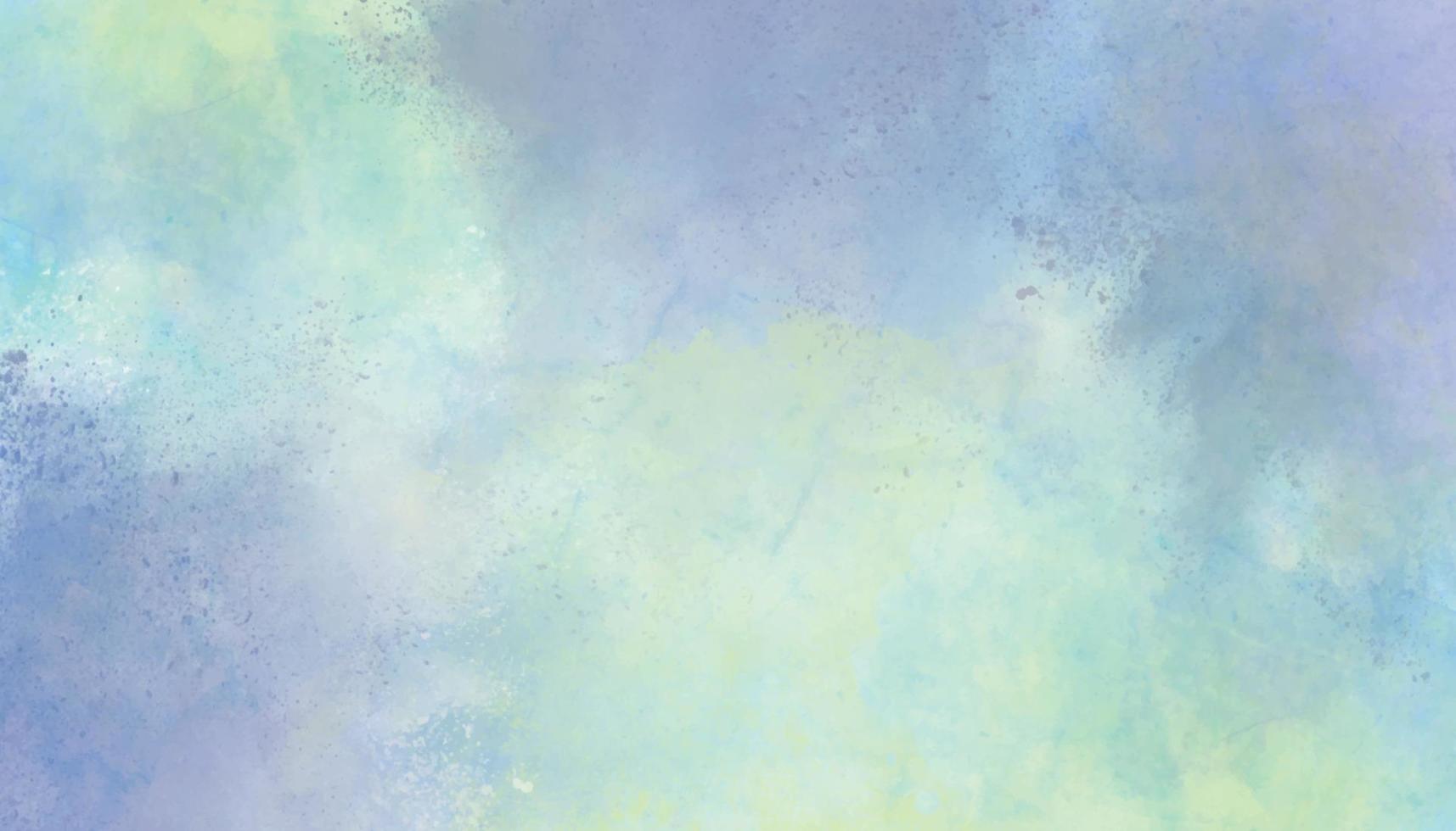 astratto colorato sfondo. creativo blu verde e giallo occhiali da sole mano disegnato struttura. acquerello carta strutturato aquarelle tela per moderno creativo design. sfondo con particelle. lavare acqua vettore