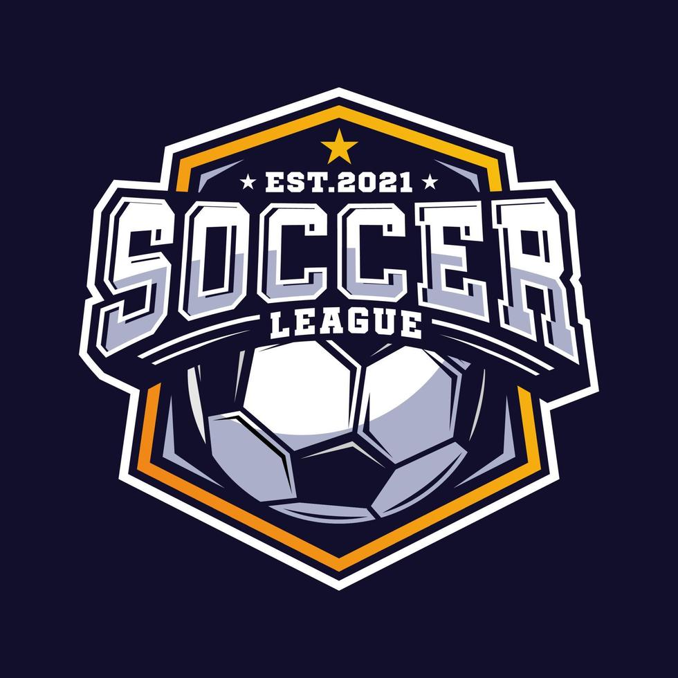 calcio sport squadra logo illustrazione vettore