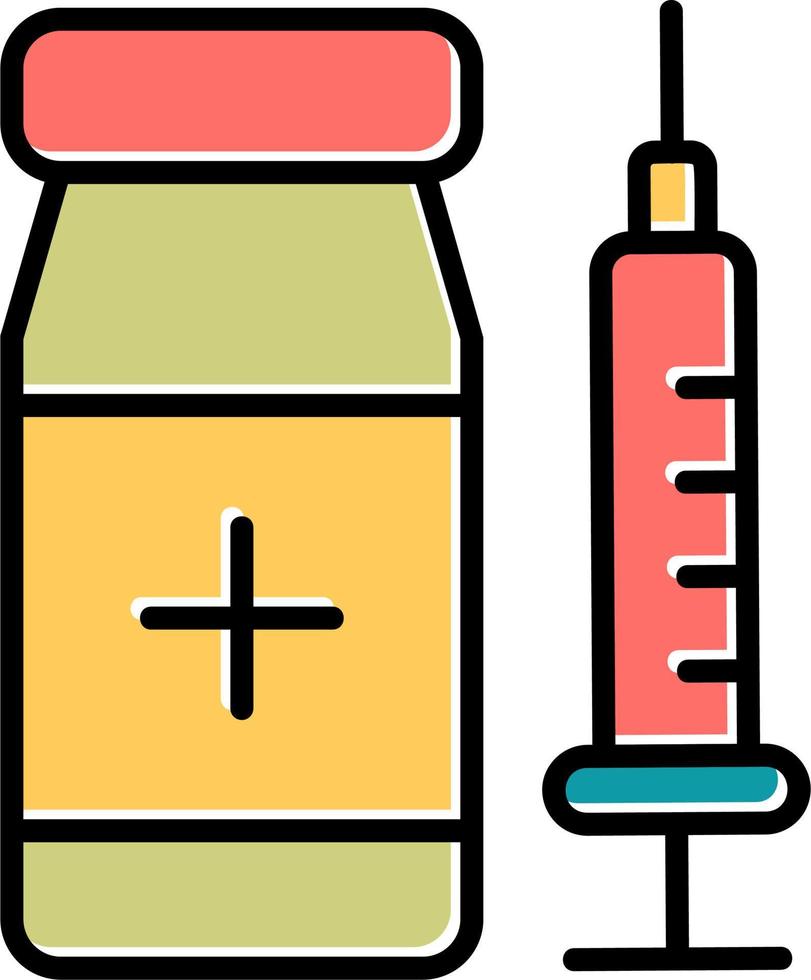 icona del vettore di vaccinazione