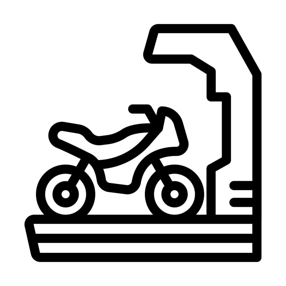 motocicletta icona design vettore