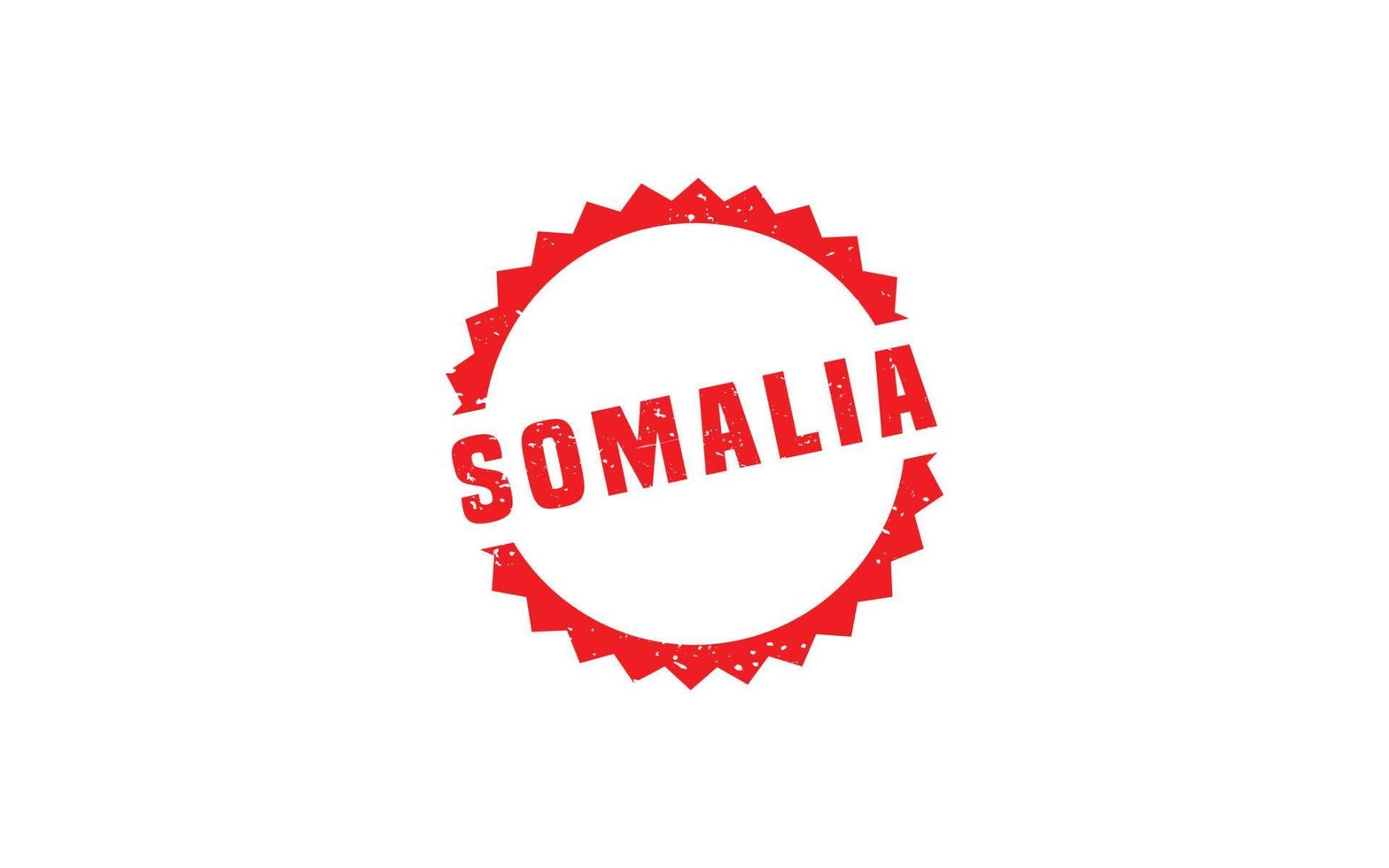 Somalia francobollo gomma da cancellare con grunge stile su bianca sfondo vettore