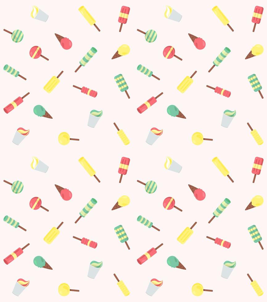 Vector seamless pattern da gelati