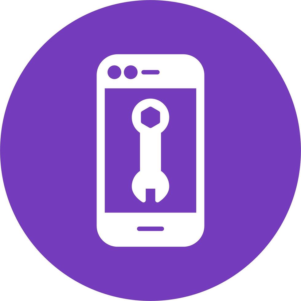 smartphone riparazione vettore icona