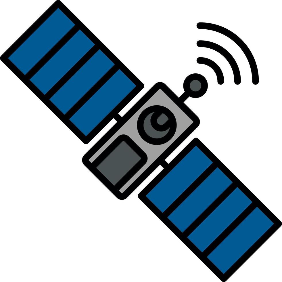 icona del vettore satellitare