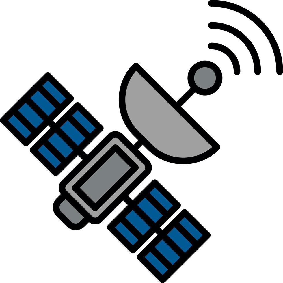 icona del vettore satellitare