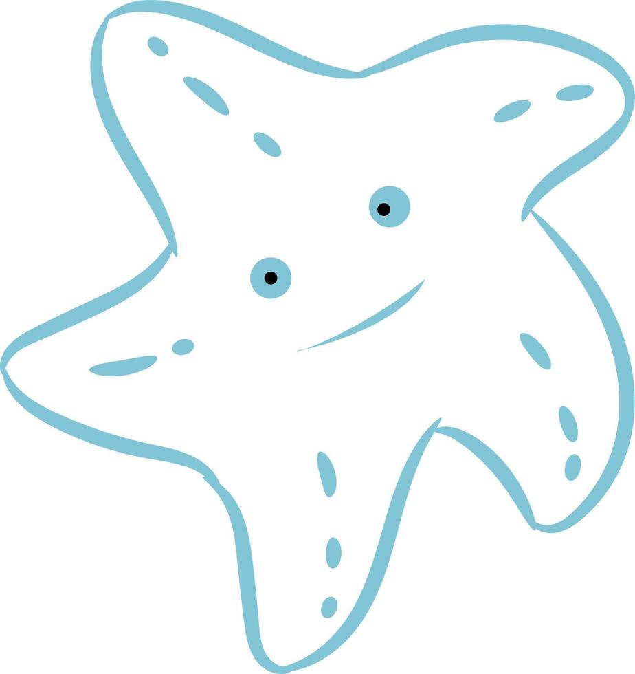 stella marina mare animale. vettore