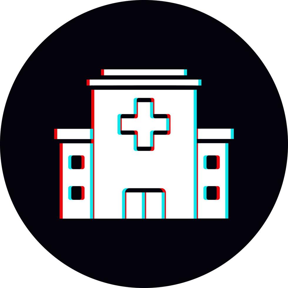 ospedale edificio vettore icona