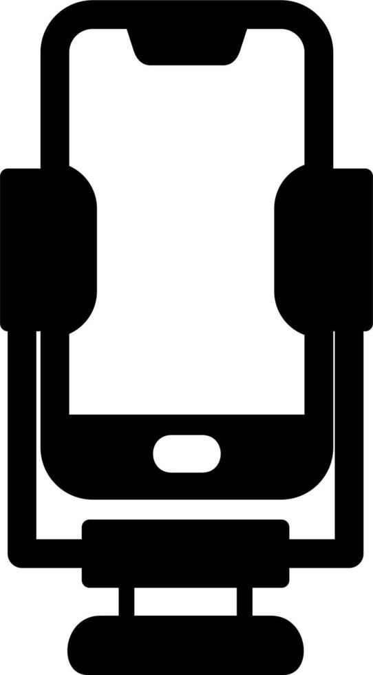 smartphone In piedi vettore icona