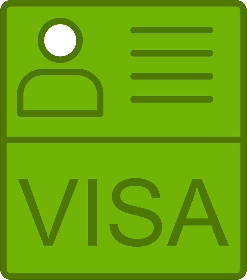 Visa vettore icona