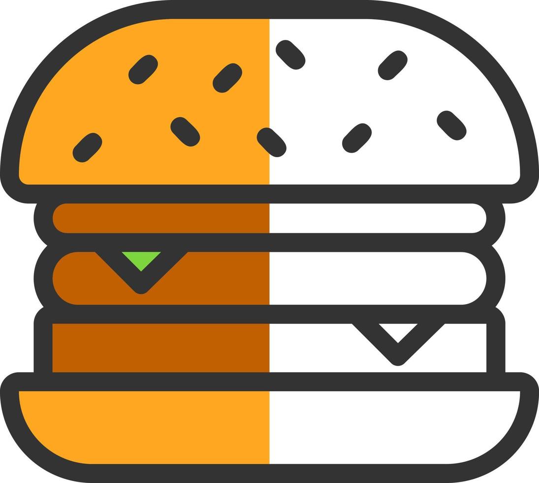 hamburger vettore icona design