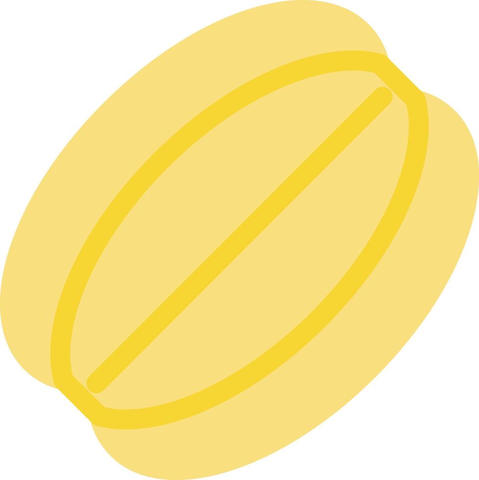 illustrazione vettoriale di starfruit su uno sfondo. simboli di qualità premium. icone vettoriali per il concetto e la progettazione grafica.