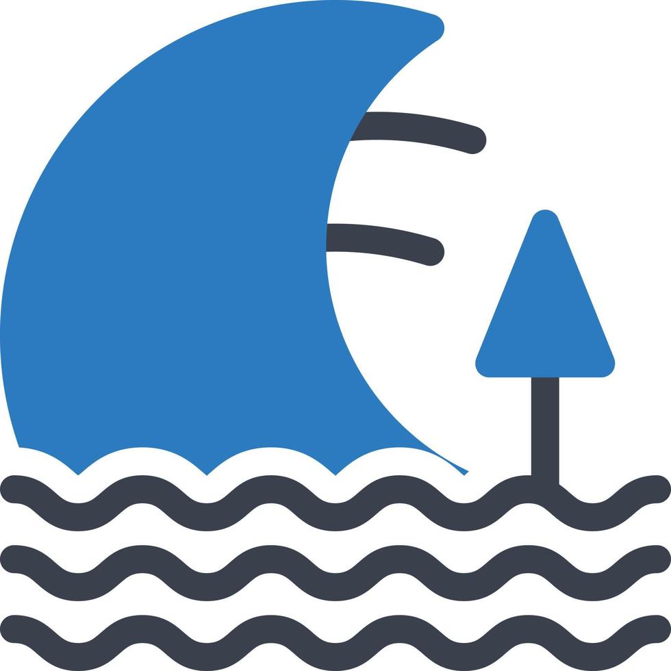 illustrazione vettoriale di inondazione su uno sfondo simboli di qualità premium. icone vettoriali per il concetto e la progettazione grafica.
