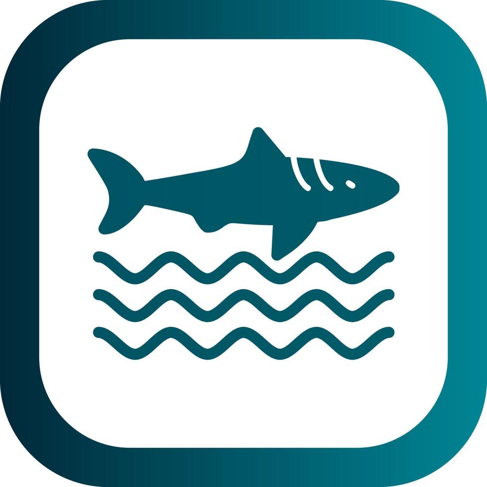 squalo vettore icona design