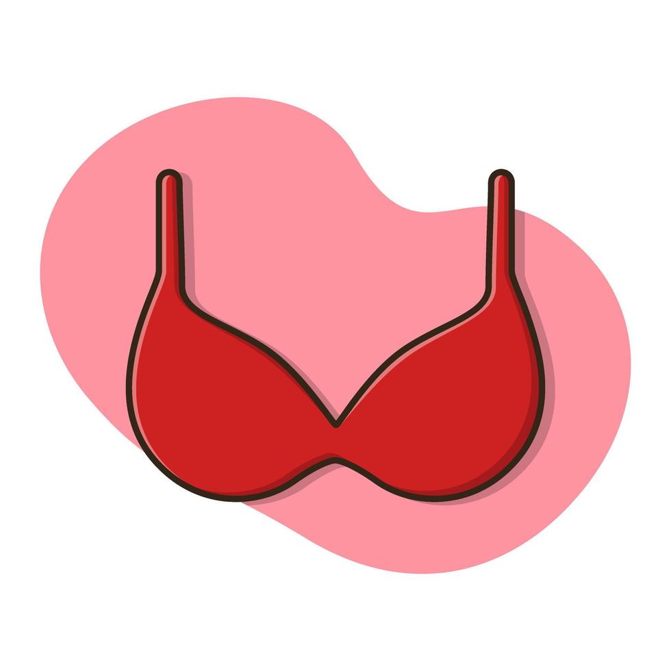 Da donna reggiseno icona vettore design illustrazione