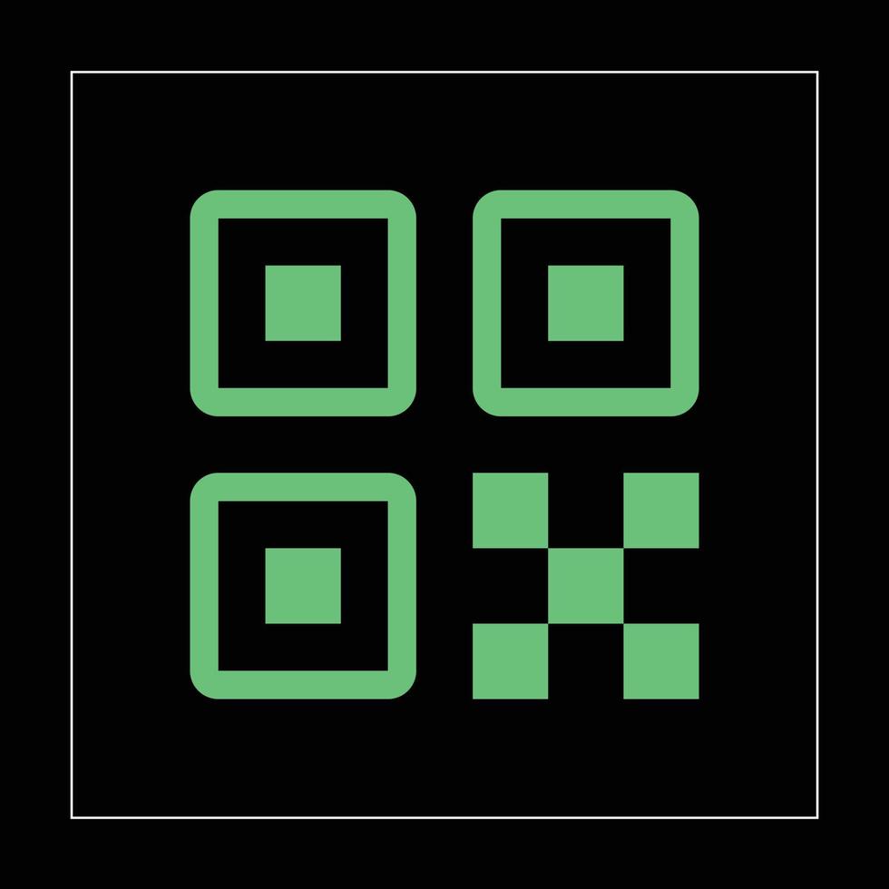 qr codice design vettore