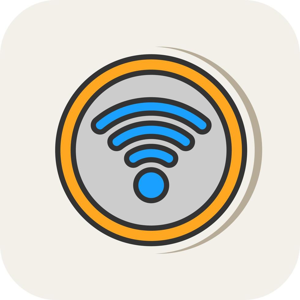 Wi-Fi segnale vettore icona design