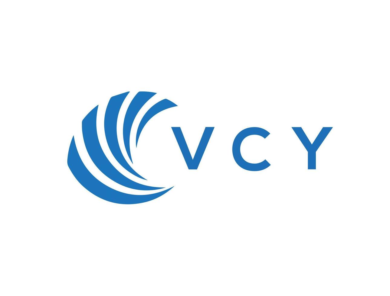 vcy lettera logo design su bianca sfondo. vcy creativo cerchio lettera logo concetto. vcy lettera design. vettore