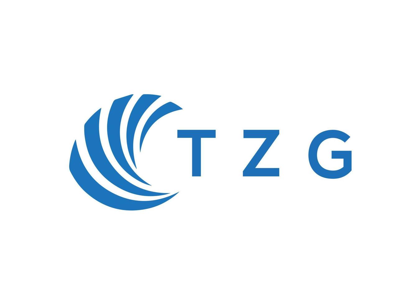 tzg lettera logo design su bianca sfondo. tzg creativo cerchio lettera logo concetto. tzg lettera design. vettore