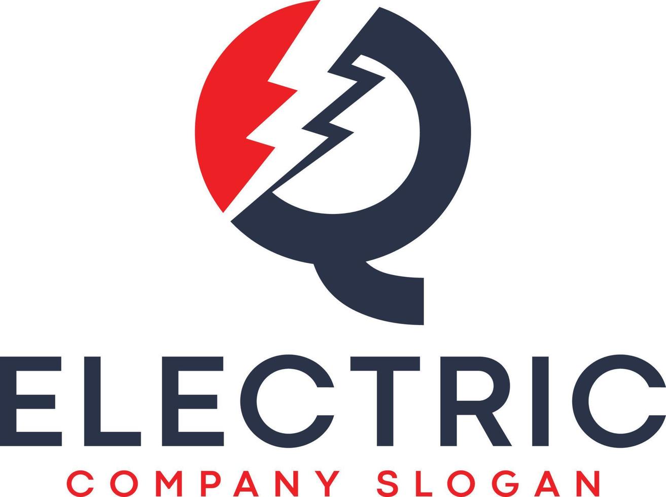 lettera un' fulmine elettrico logo con illuminazione bullone vettore