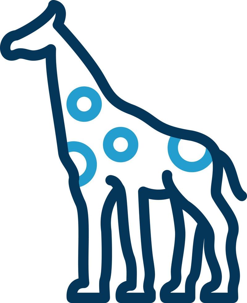 giraffa vettore icona design