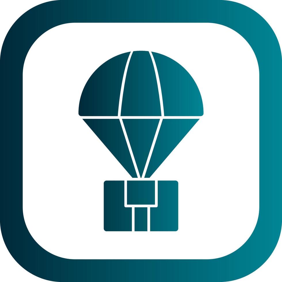 paracadute vettore icona design