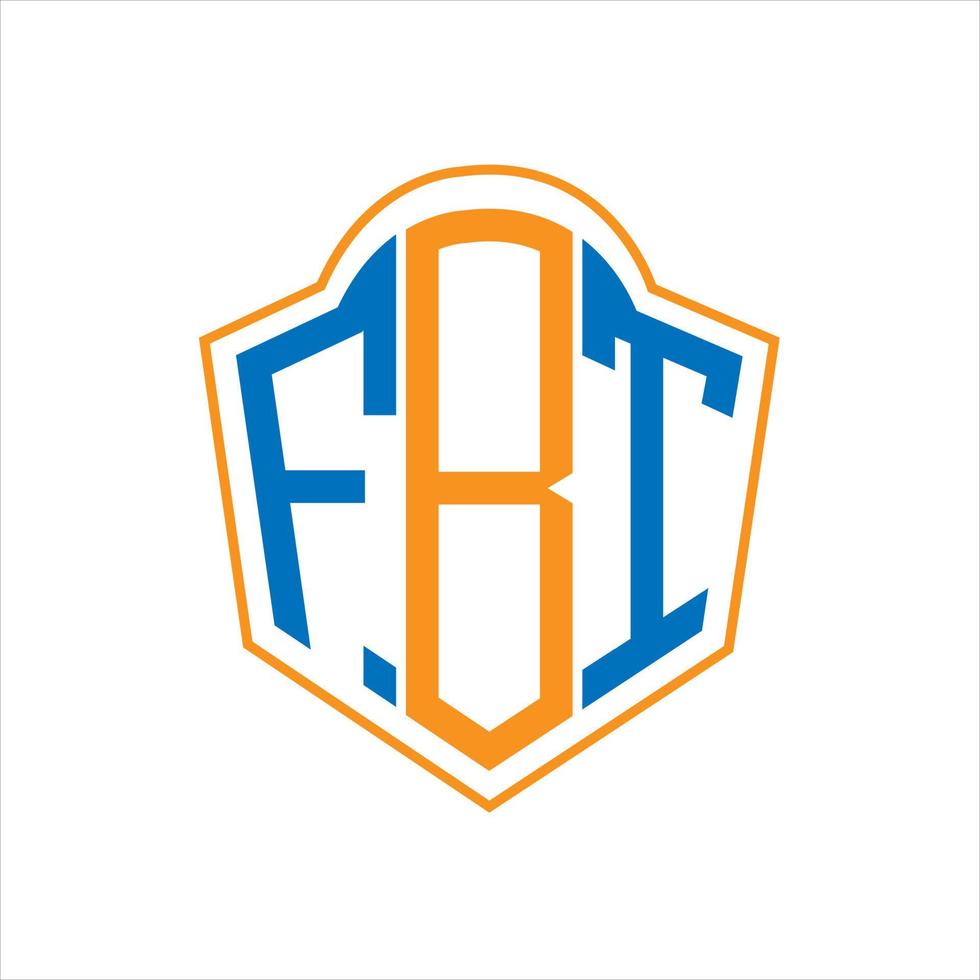 fbt astratto monogramma scudo logo design su bianca sfondo. fbt creativo iniziali lettera logo. vettore