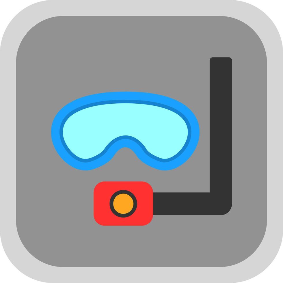 autorespiratore immersione vettore icona design