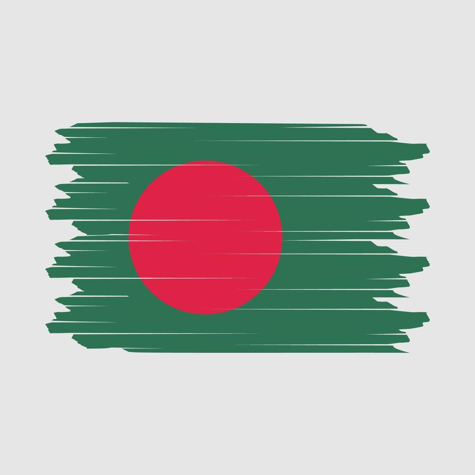 bangladesh bandiera spazzola vettore