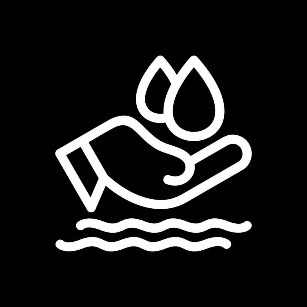 Salva acqua vettore icona design