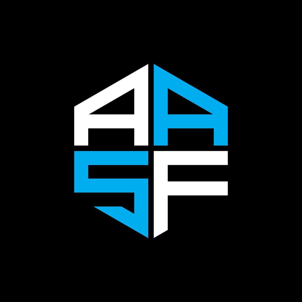 asf lettera logo creativo design con vettore grafico, asf semplice e moderno logo.