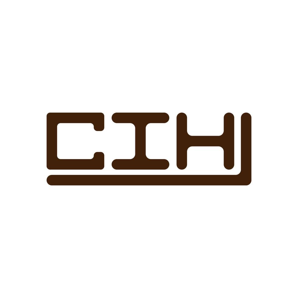 cih lettera logo creativo design con vettore grafico, cih semplice e moderno logo.