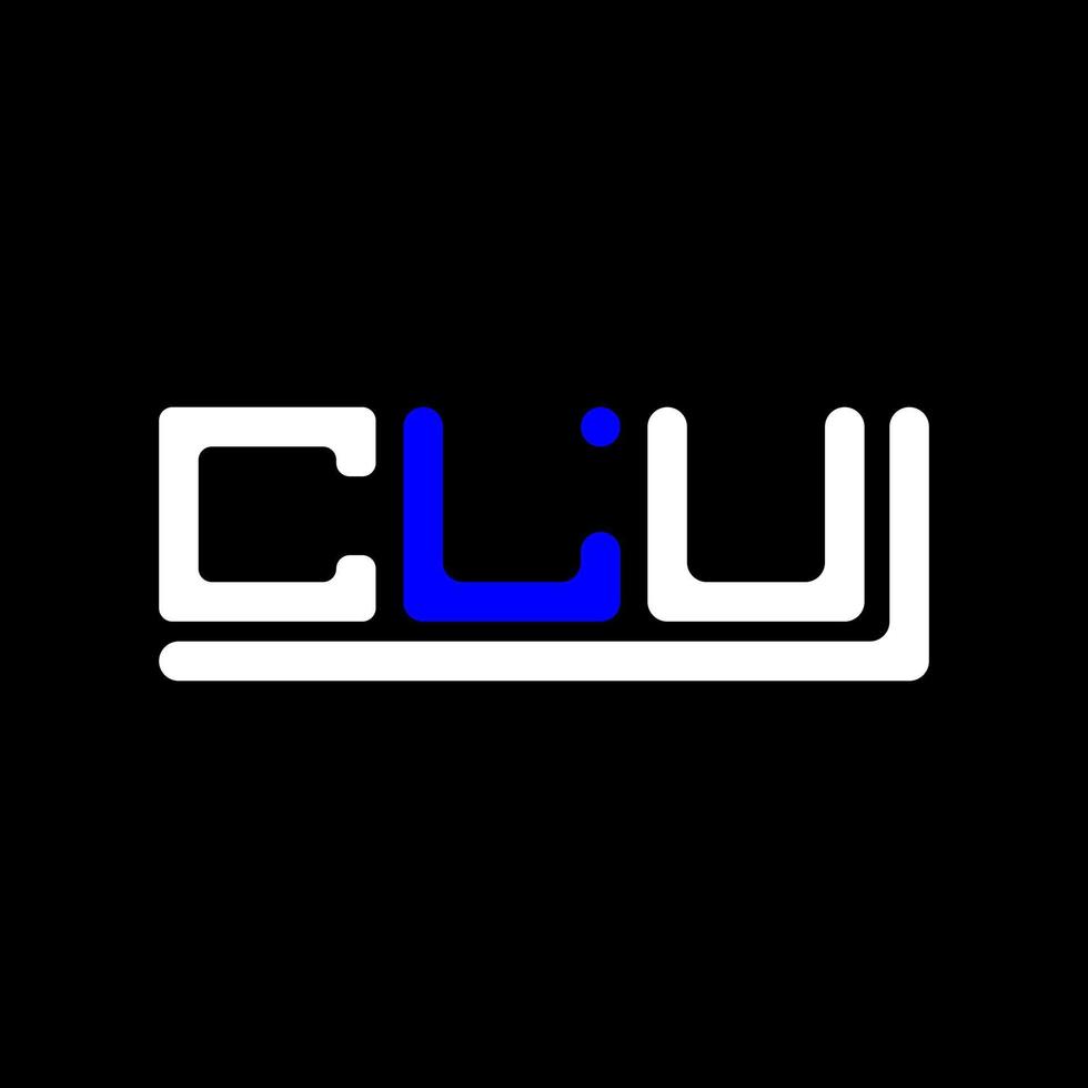 clu lettera logo creativo design con vettore grafico, clu semplice e moderno logo.