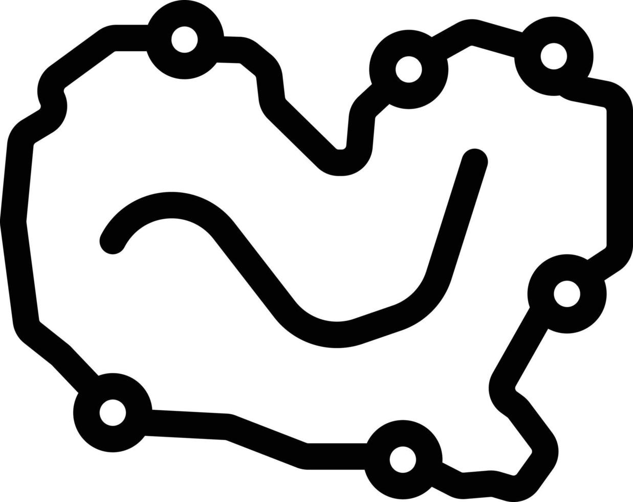 illustrazione vettoriale del percorso su uno sfondo. simboli di qualità premium. icone vettoriali per il concetto e la progettazione grafica.