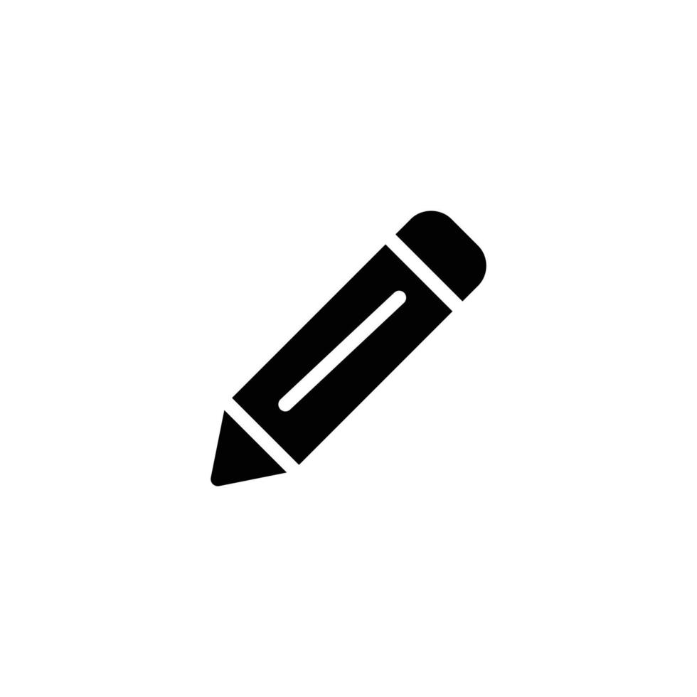matita icona. schema icona vettore