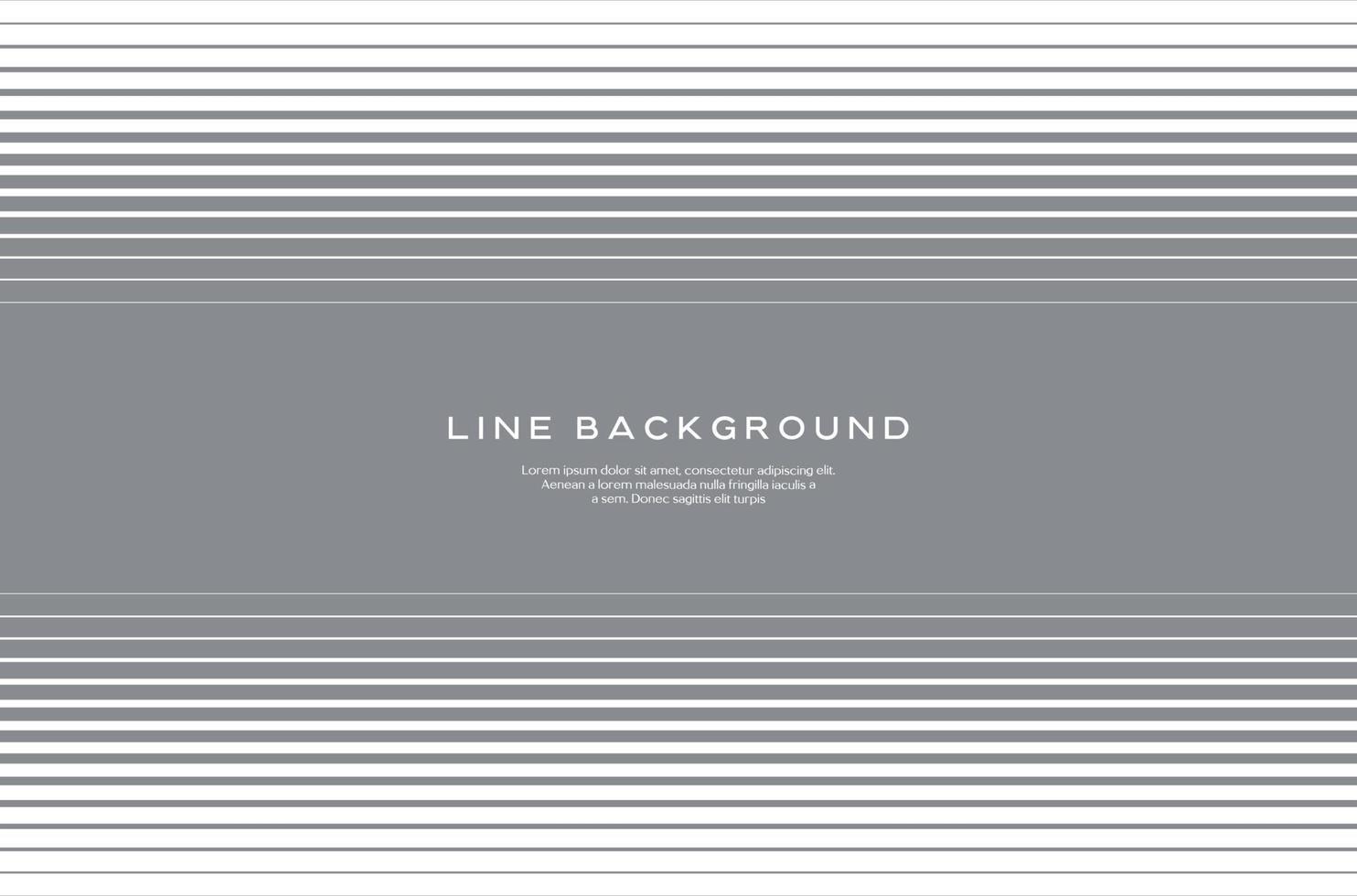 moderno monocromatico banda Linee astratto sfondo. minimalista miscela linea design vettore