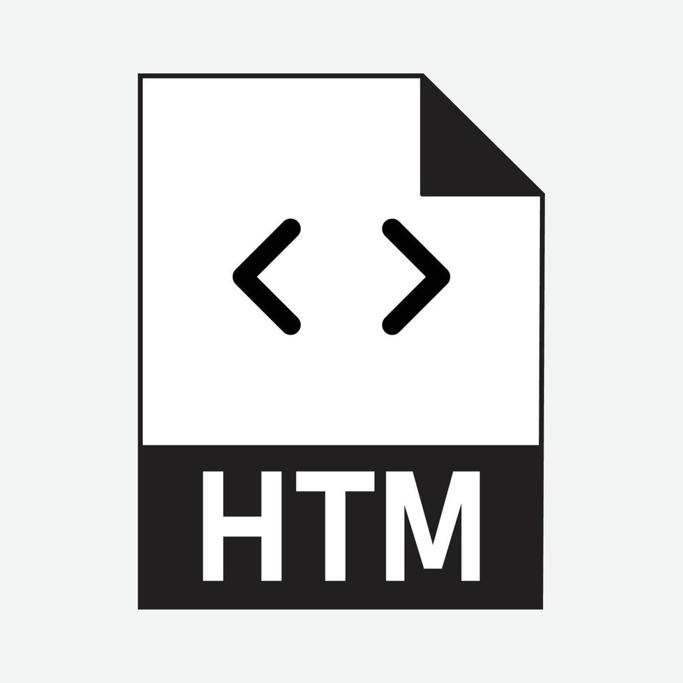 html file formati icona vettore gratuito
