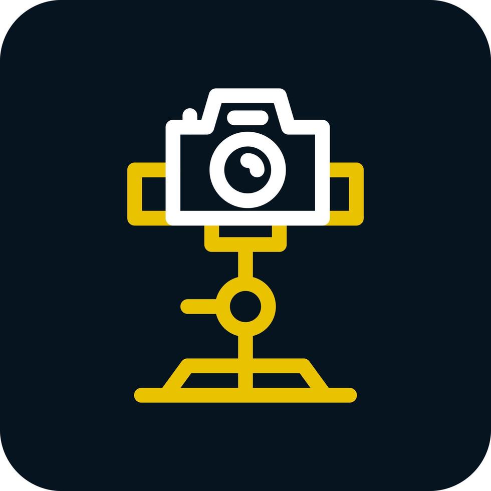 tripode telecamera vettore icona design